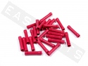 Cosse isolée cylindrique rouge Ø0,5-1,5mm² (par 25)